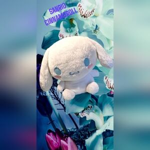 Nwot Sanrio Cinnamoroll Super Soft XL Plush in white and blue